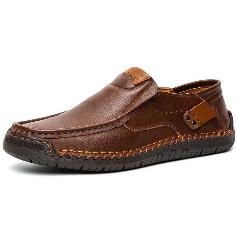 π 60% OFF! π Classic Menβs Slip-On Leather Shoes β Premium Calfskin, All-Day Comfort & Effortless Style