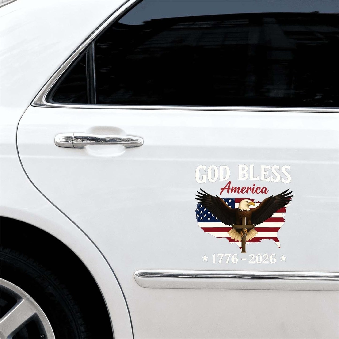 250th Anniversary Eagle Stickers | 4PCS American Flag Eagle Decal