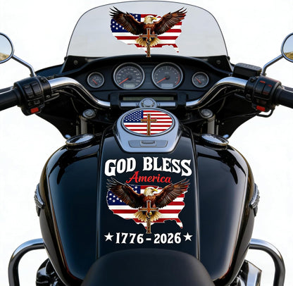 250th Anniversary Eagle Stickers | 4PCS American Flag Eagle Decal