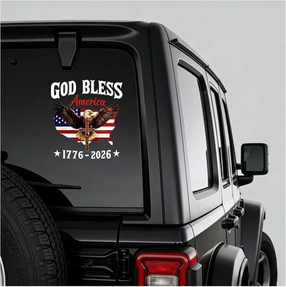 250th Anniversary Eagle Stickers | 4PCS American Flag Eagle Decal