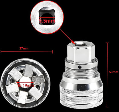 Upgraded Universal Socket Adapter – Multifunction Adjustable Socket Wrench Tool