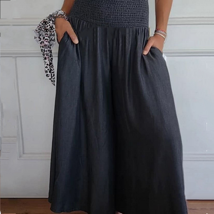 🔥Hot Sale 🔥 Women's Trendy High Waist Wide Leg Jeans with Pockets