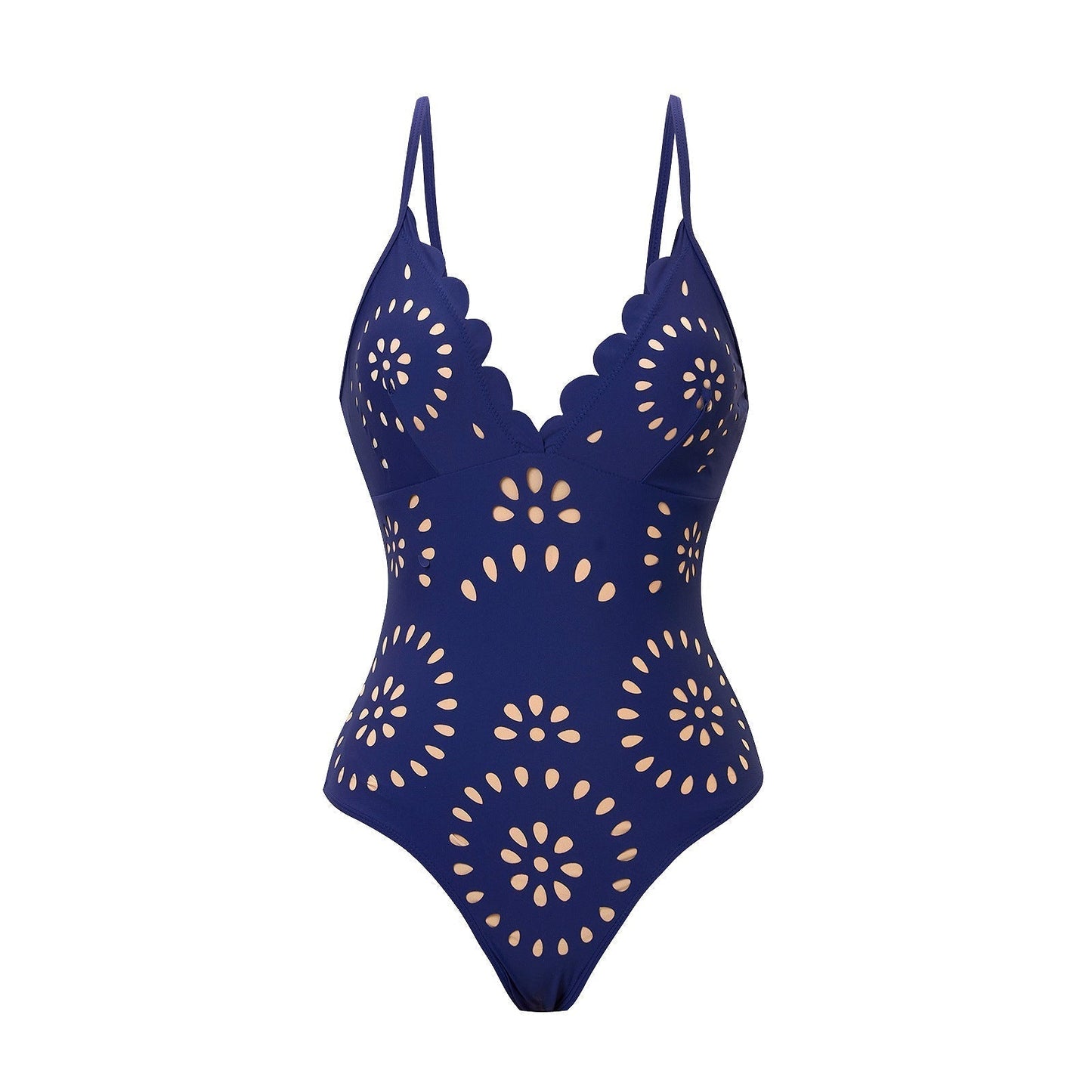 Women’s Sexy One Piece Swimsuit with Matching Swim Long Skirt