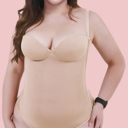 Women's Back Lace-up Shapewear Bodysuit