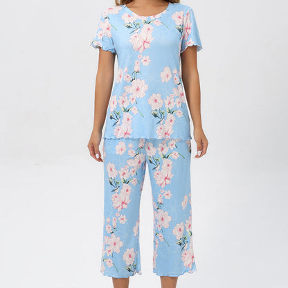 🎁Hot Sale 50% OFF⏳Women's Printed Top & Pants Sleepwear Set