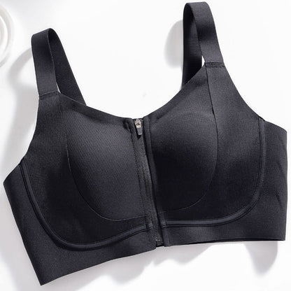 Women's Anti-Sag Front Zipper Bra